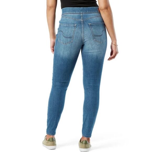 Levi Strauss Women's Simply Stretch Shaping Pull-On Super Skinny Jeans Size 20 - Picture 2 of 5